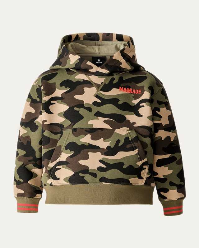 Kid's Dru Camo Hoodie, Size Size 8-14